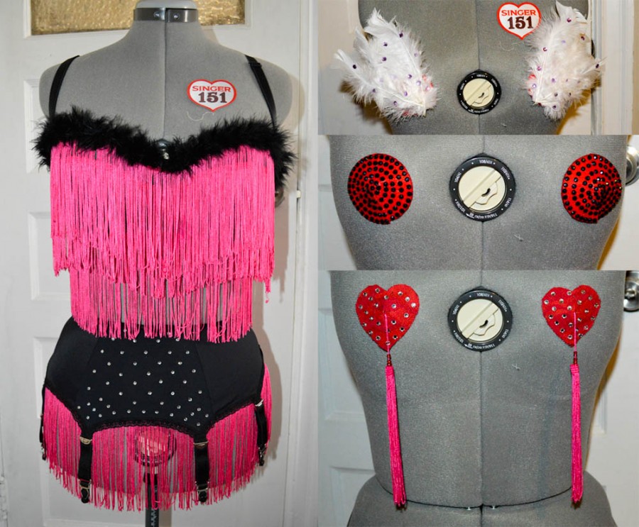 Pasties Fringe And Rhinestones How To Make Burlesque Inspired