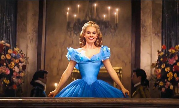 Lily James says criticism over her waist in Cinderella is 'irrelevant