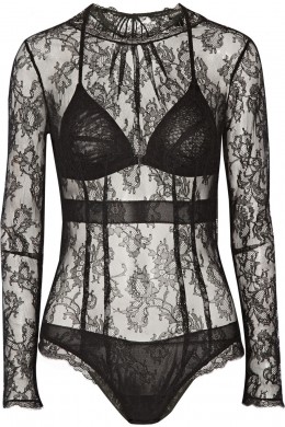 Lingerie Lust Objects La Perla Tea Rose Bodysuit