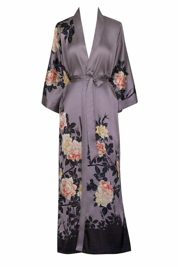 Lingerie of the Week: Kim and Ono Blush Rose Satin Robe