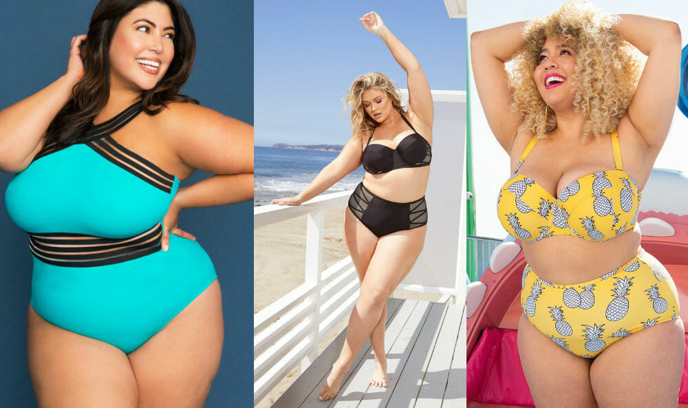 plus size swimsuits by bra size