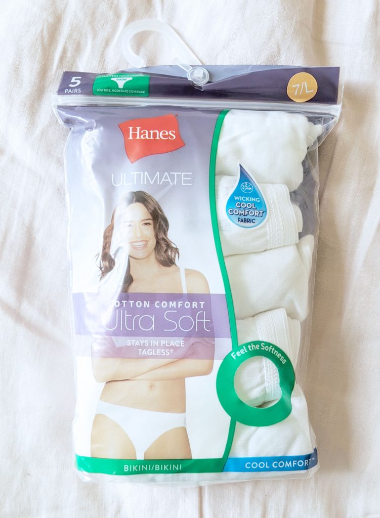 Hanes Ultimate Girl's 100% Organic Cotton Briefs & Hipster Panties
