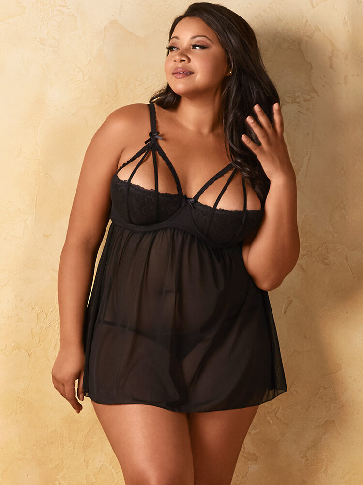 plus size valentines day lingerie