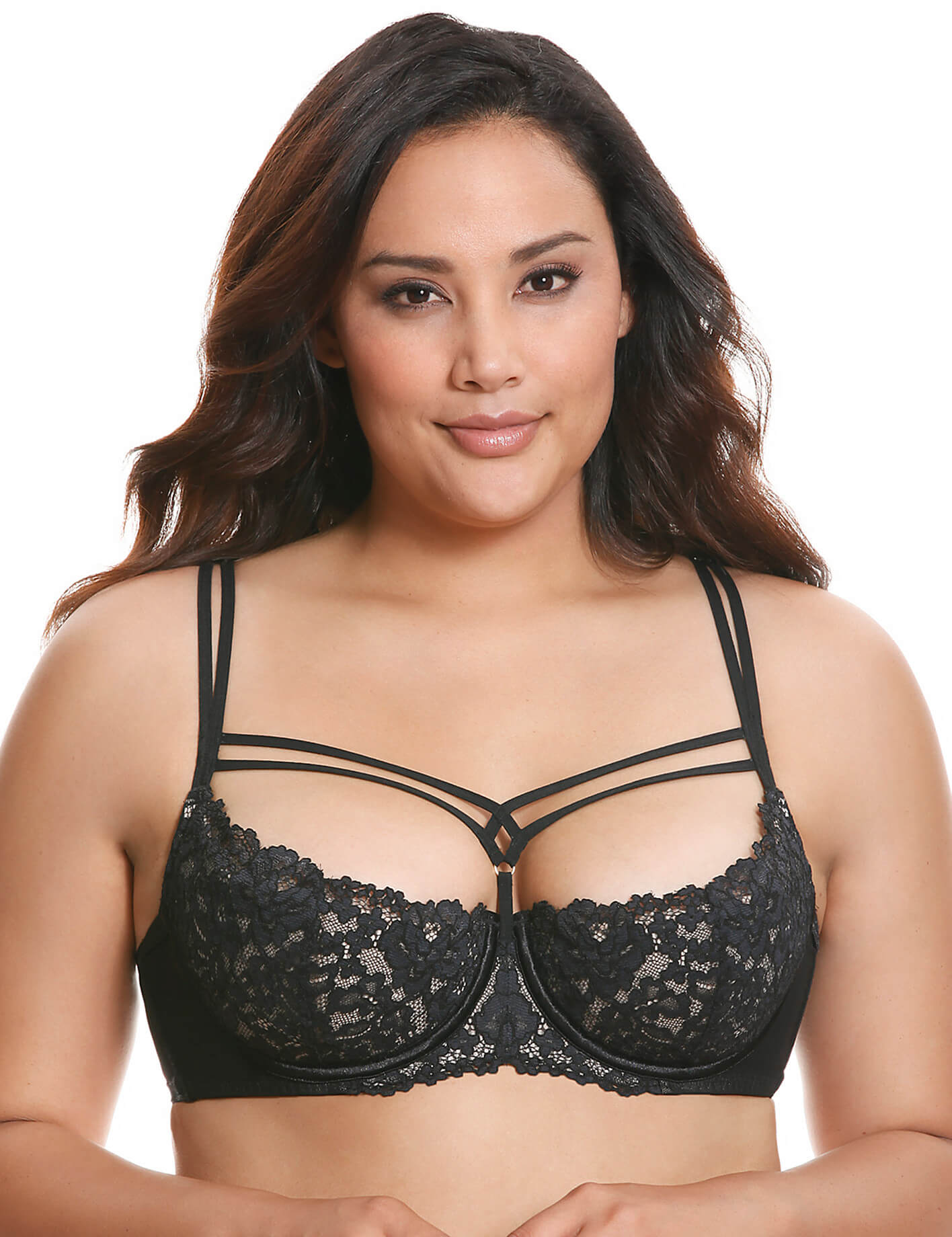 Lingerie Of The Week Lane Bryant Strappy Lace Balconette Bra 9844